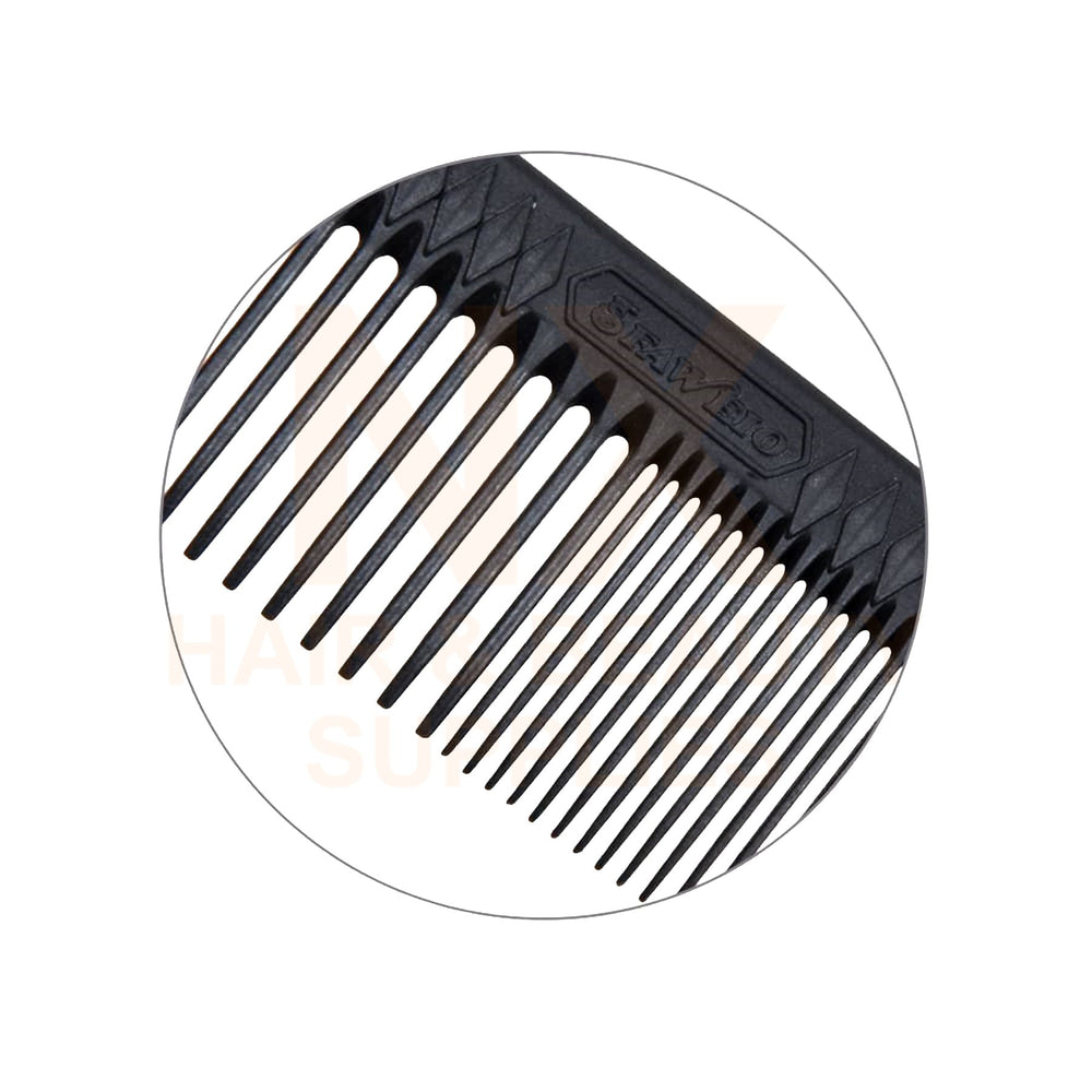 FAWEIO – CUTTING COMB (SMALL) – ZT–304 – BLACK/BLUE/GREEN