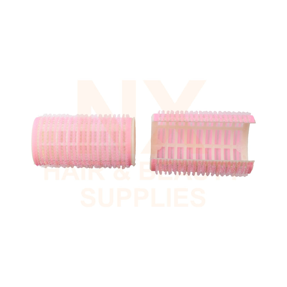 SSS - 2447 - HAIR CURLER SELF STICK (2'S) - PURPLE/PINK/LIGHTBLUE