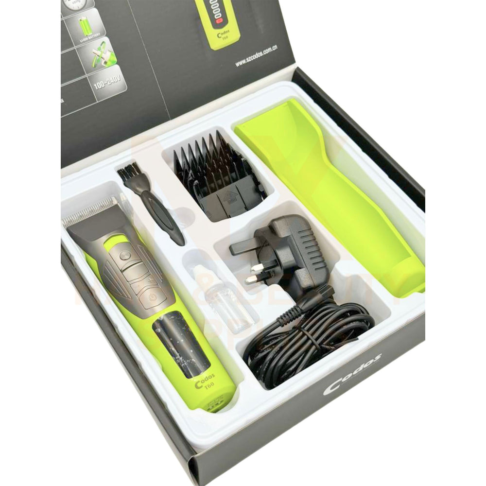 CODOS - T60 - CORDLESS HAIR CLIPPER - GREEN