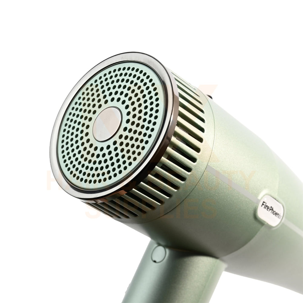 FIRE PHOENIX – M3 HAIR DRYER – STREAMER GREEN/BARBIE PINK/TITANIUM GREY