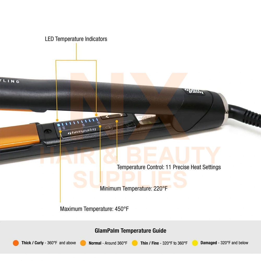 GLAMPALM – GP201BL Hair Iron