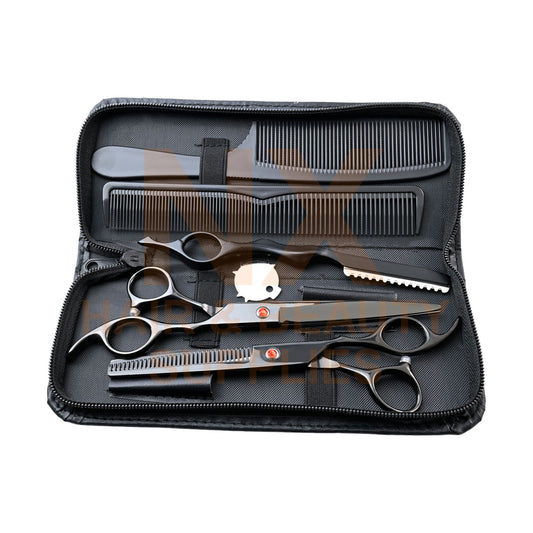 XD - 6IN1 SCISSORS SET -  7 INCH (BLACK)
