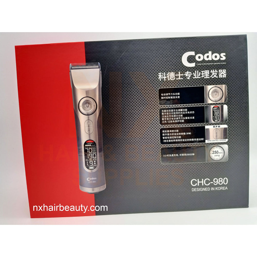 CODOS - CHC-980 - CORDLESS HAIR CLIPPER
