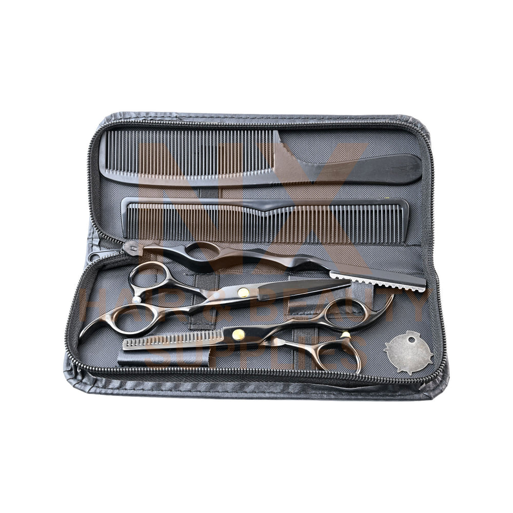 XD - 6IN1 SCISSORS SET -  5.5 INCH (BLACK)