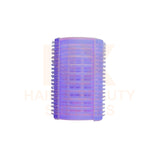 SSS - 2447 - HAIR CURLER SELF STICK (2'S) - PURPLE/PINK/LIGHTBLUE
