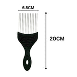 YTS AFRO METAL TAIL COMB (BIG HANDLE)12’S
