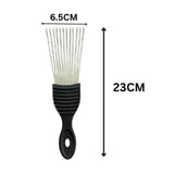 YTS AFRO METAL TAIL COMB (SMALL HANDLE) 12’S