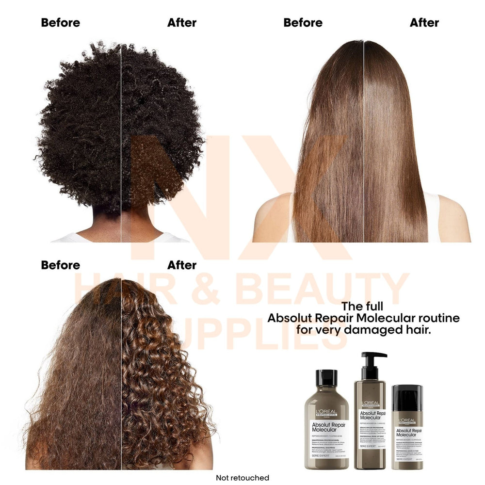 LOREAL – ABSOLUT REPAIR MOLECULAR SHAMPOO – 500ML