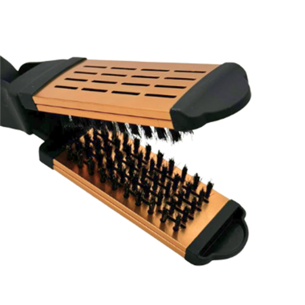 YTS STRAIGHTENING IRON BRUSH X GOLD
