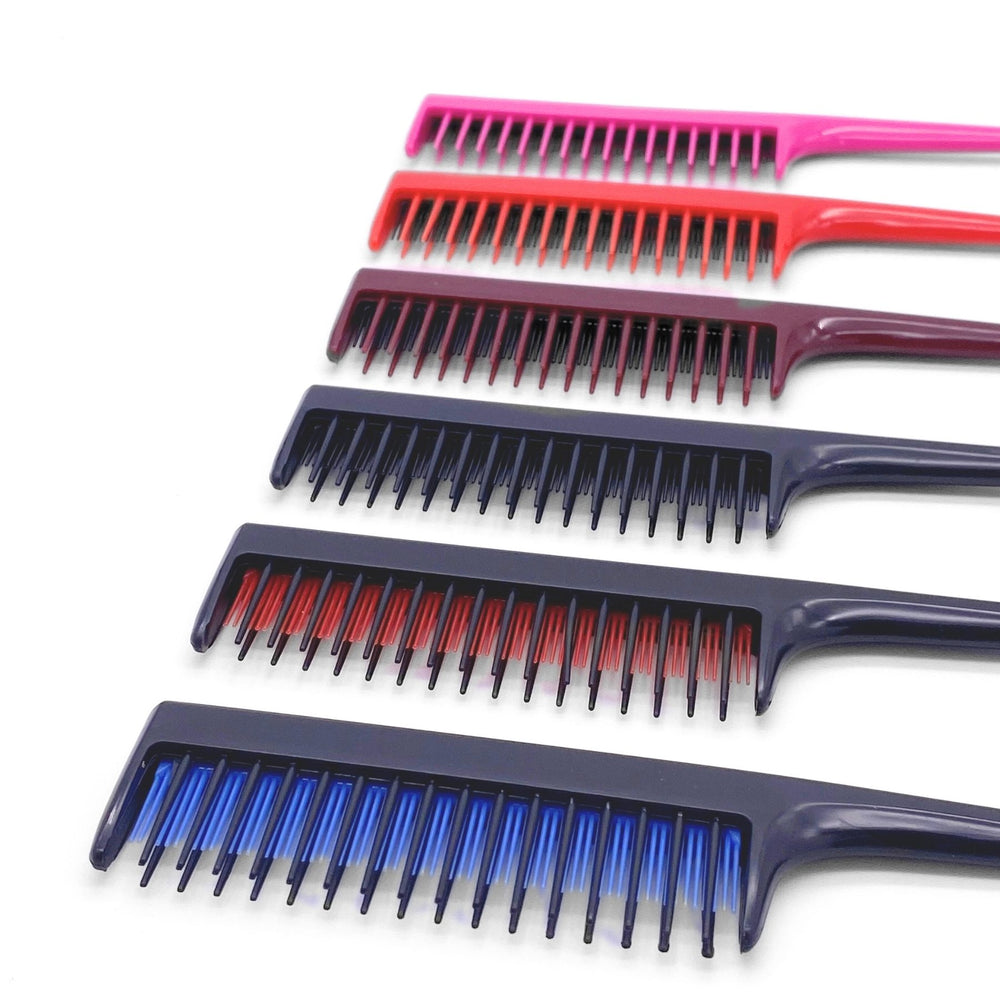 YTS – AC477 – PLASTIC COLORFUL TAIL COMB