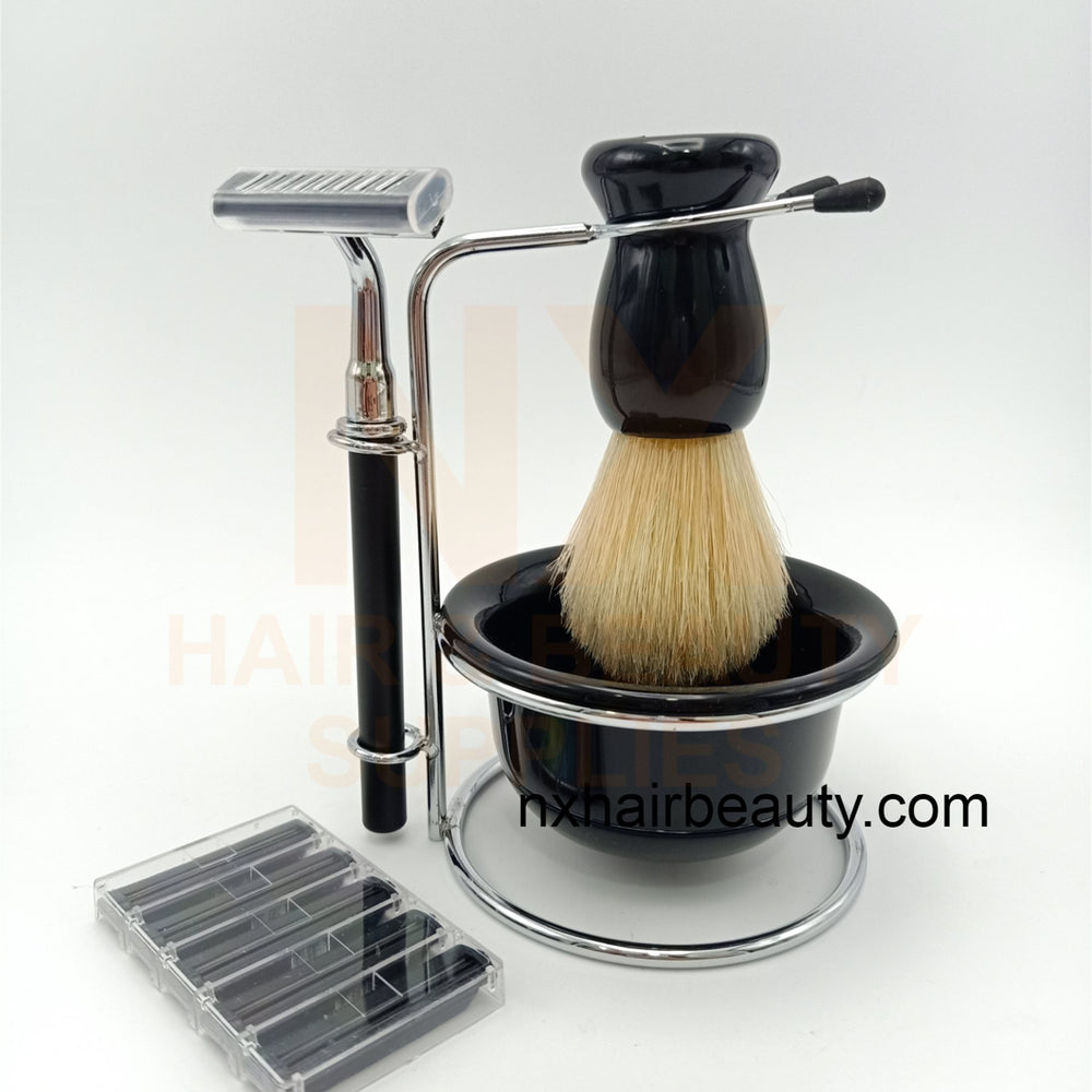 4 in 1 Shaving Set (Silver Stand)
