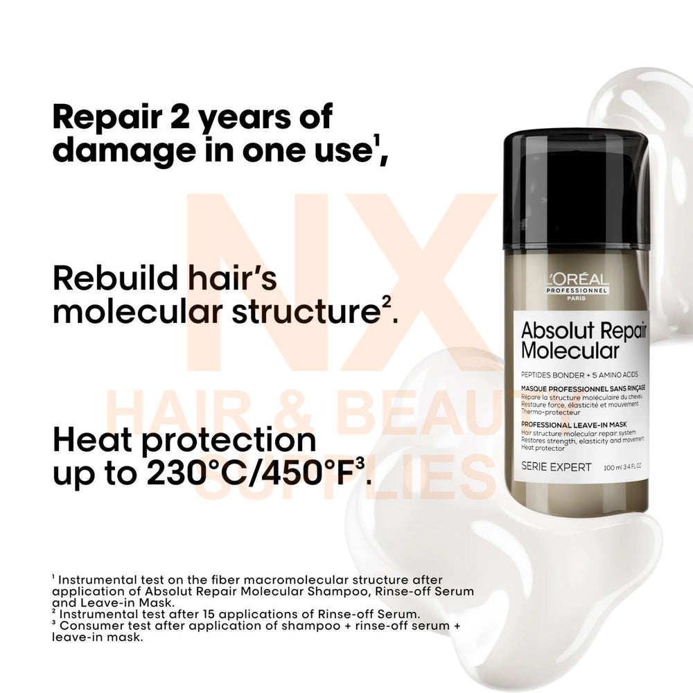 LOREAL – ABSOLUT REPAIR MOLECULAR LEAVE IN – 100ML