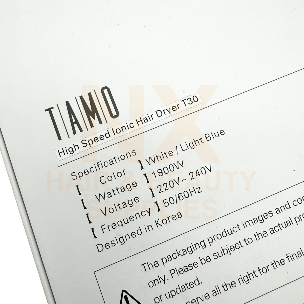 TAMO - T30 - HAIR DRYER - BLACK