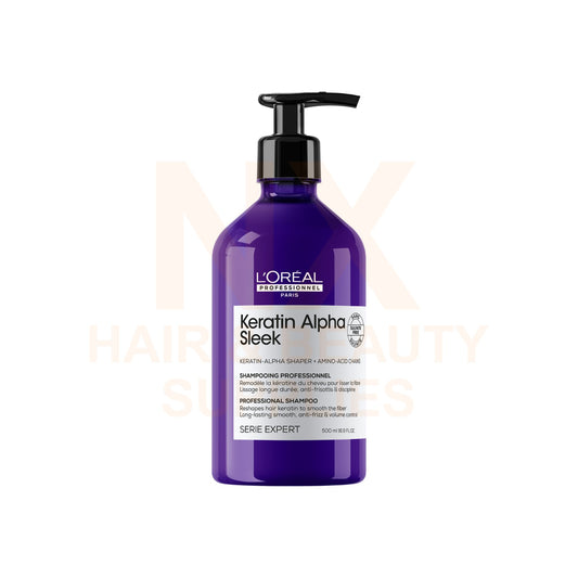 LOREAL - KERATIN ALPHA SLEEK SHAMPOO - 500ML