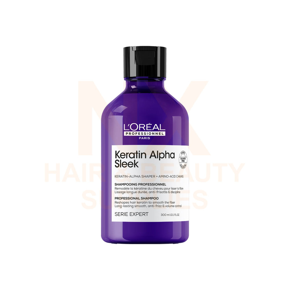 LOREAL - KERATIN ALPHA SLEEK SHAMPOO - 300ML
