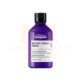 LOREAL - KERATIN ALPHA SLEEK SHAMPOO - 300ML