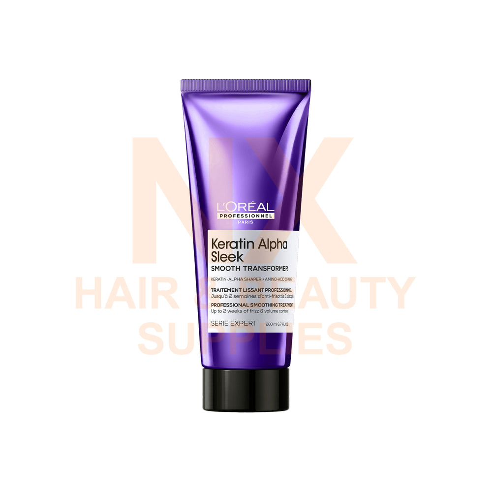 LOREAL - KERATIN ALPHA SLEEK SMOOTH TRANSFORMER - 200ML