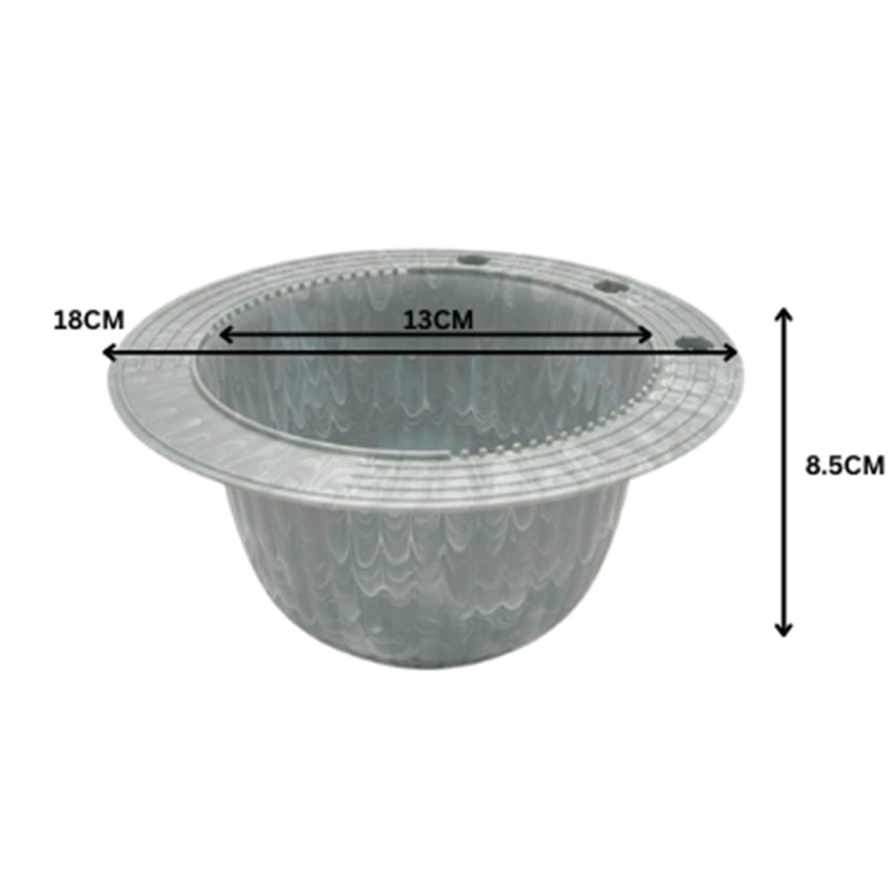 YTS DYE BOWL ROUND BIG PURPLE/PINK/BLACK/GREY