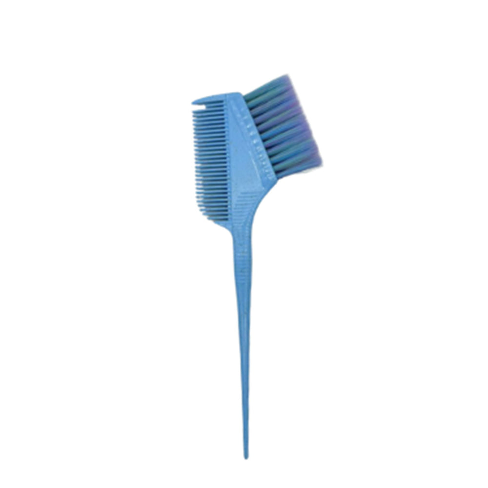 YTS HAIR DYE BRUSH WITH COMB RAINBOW BLUE