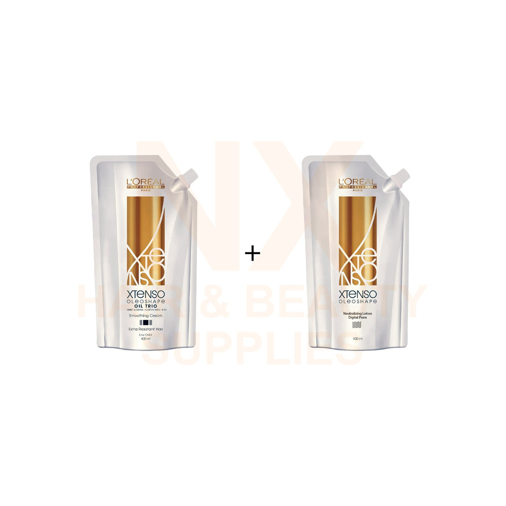 LOREAL - XTENSO REBONDING CREAM - 400ML X 2 (SET)
