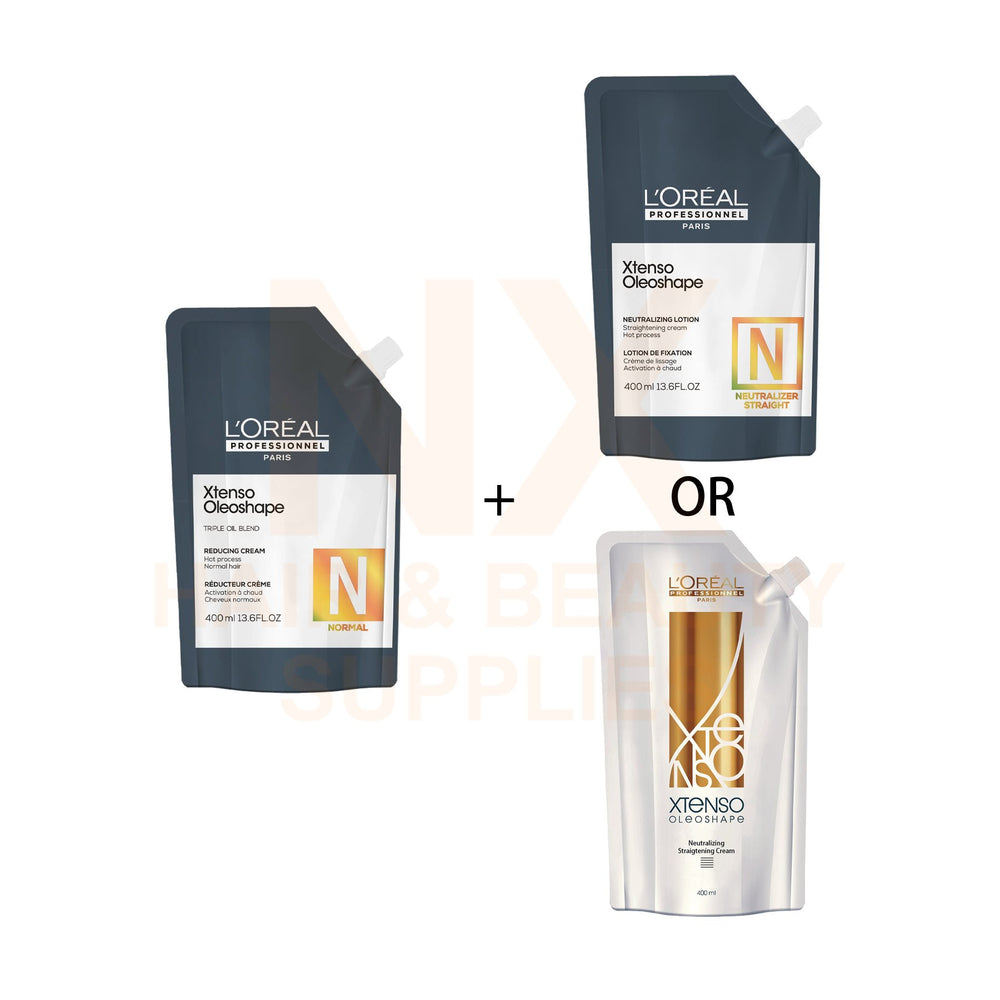 LOREAL - XTENSO REBONDING CREAM - 400ML X 2 (SET)