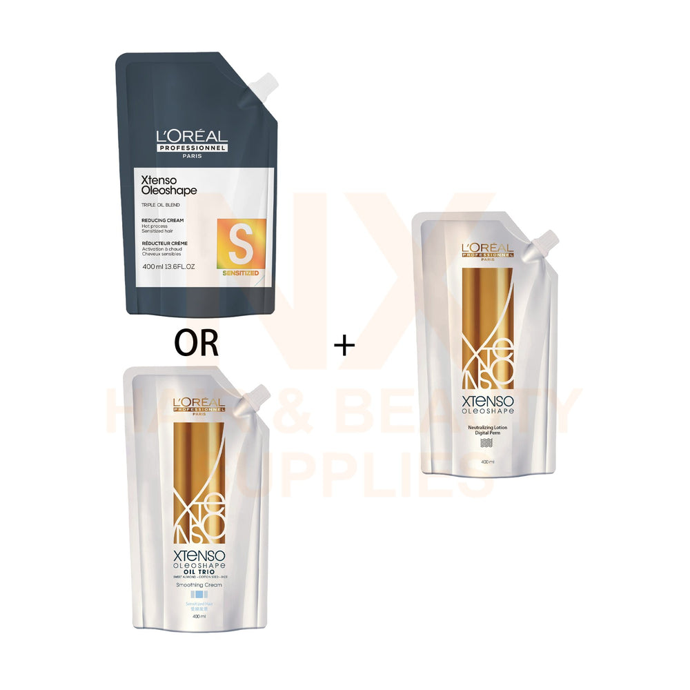 LOREAL - XTENSO REBONDING CREAM - 400ML X 2 (SET)