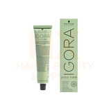 Schwarzkopf Professional GORA Zero Amm hair color tube and matching box in a pale mint green color, shown on a white background with a faint watermark.