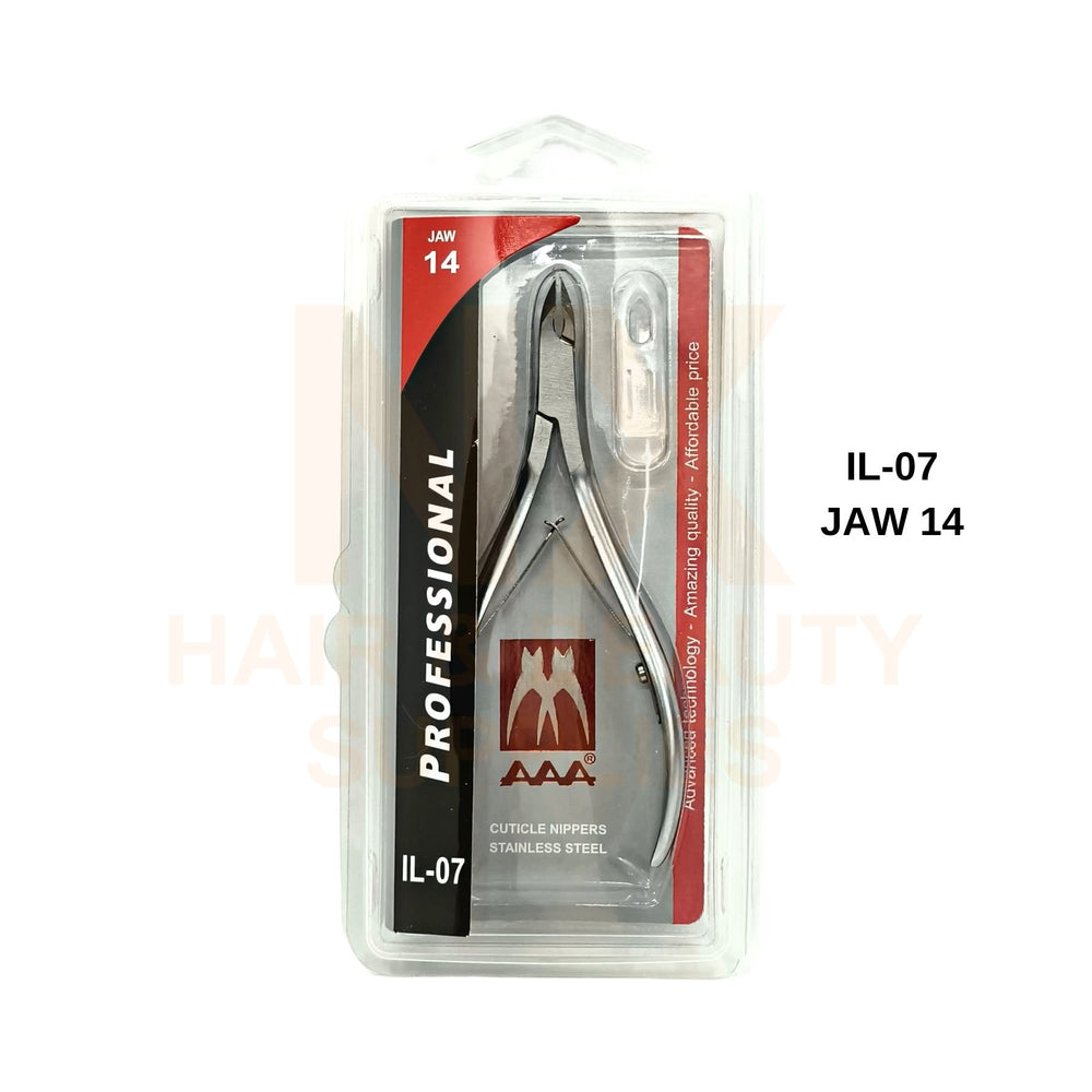 AAA - CUTICLE NIPPERS - IL-07 - JAW 14