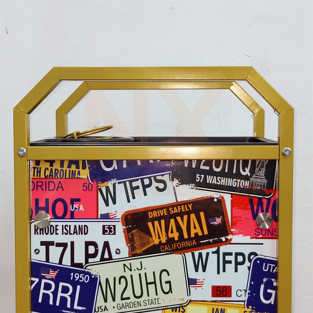 HM-703 - HAIR TROLLEY WITH CARPLATE DESIGN