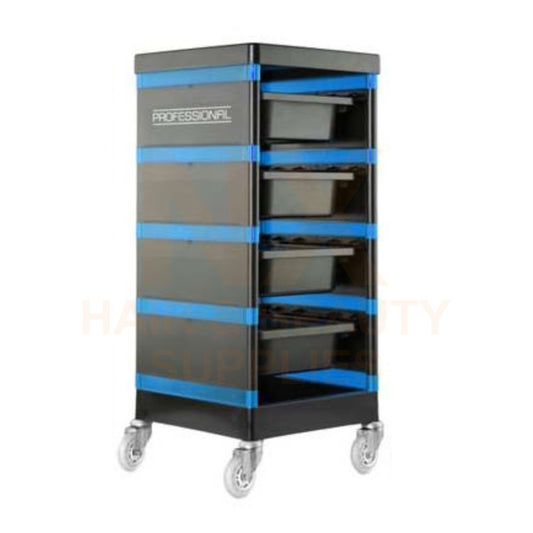 VIC+ – PROFESSIONAL – HAIR TROLLEY (BLACK BLUE/BLACK RED)