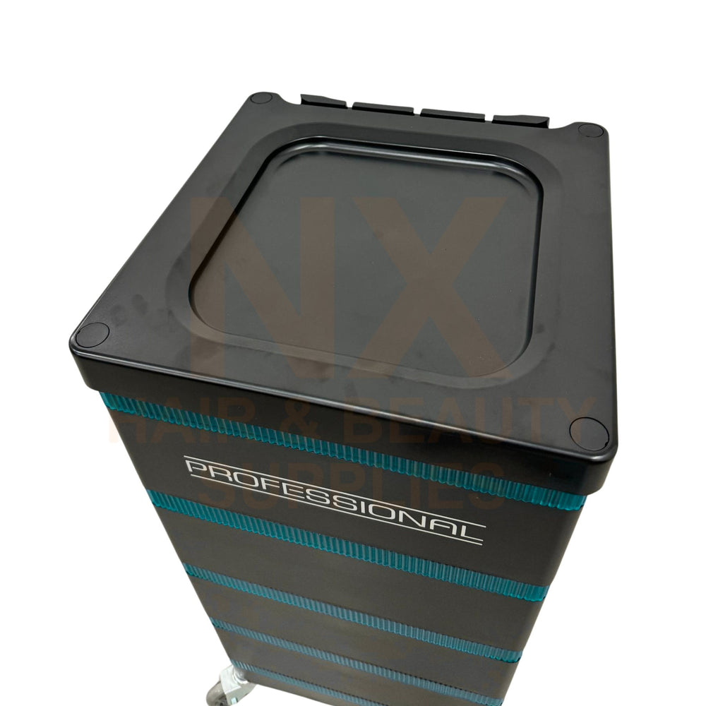 VIC+ – PROFESSIONAL – HAIR TROLLEY (BLACK BLUE/BLACK RED)