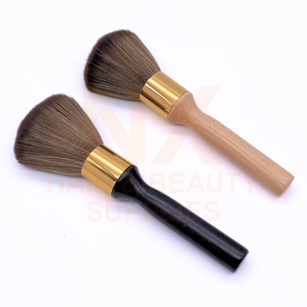 XD - 2248 - WOOD BARBER BRUSH (LONG HANDLE 12CM)