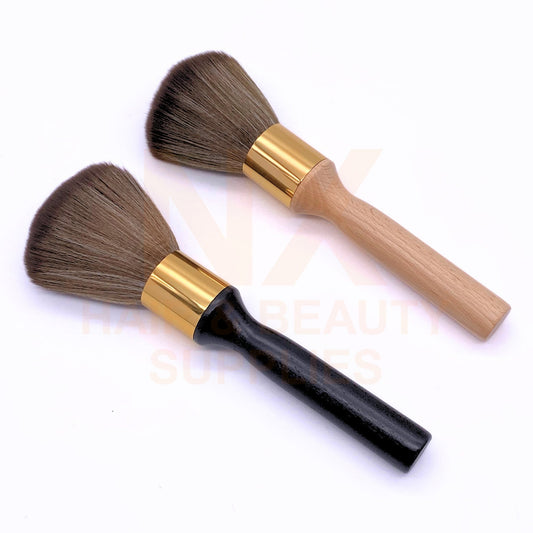 XD - 2248 - WOOD BARBER BRUSH (LONG HANDLE 12CM)
