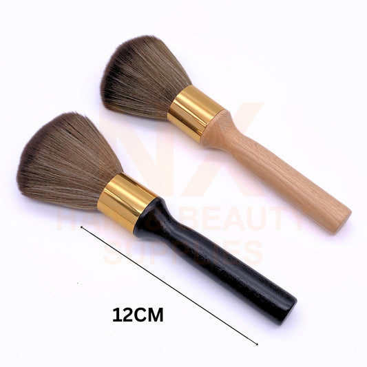 XD - 2248 - WOOD BARBER BRUSH (LONG HANDLE 12CM)