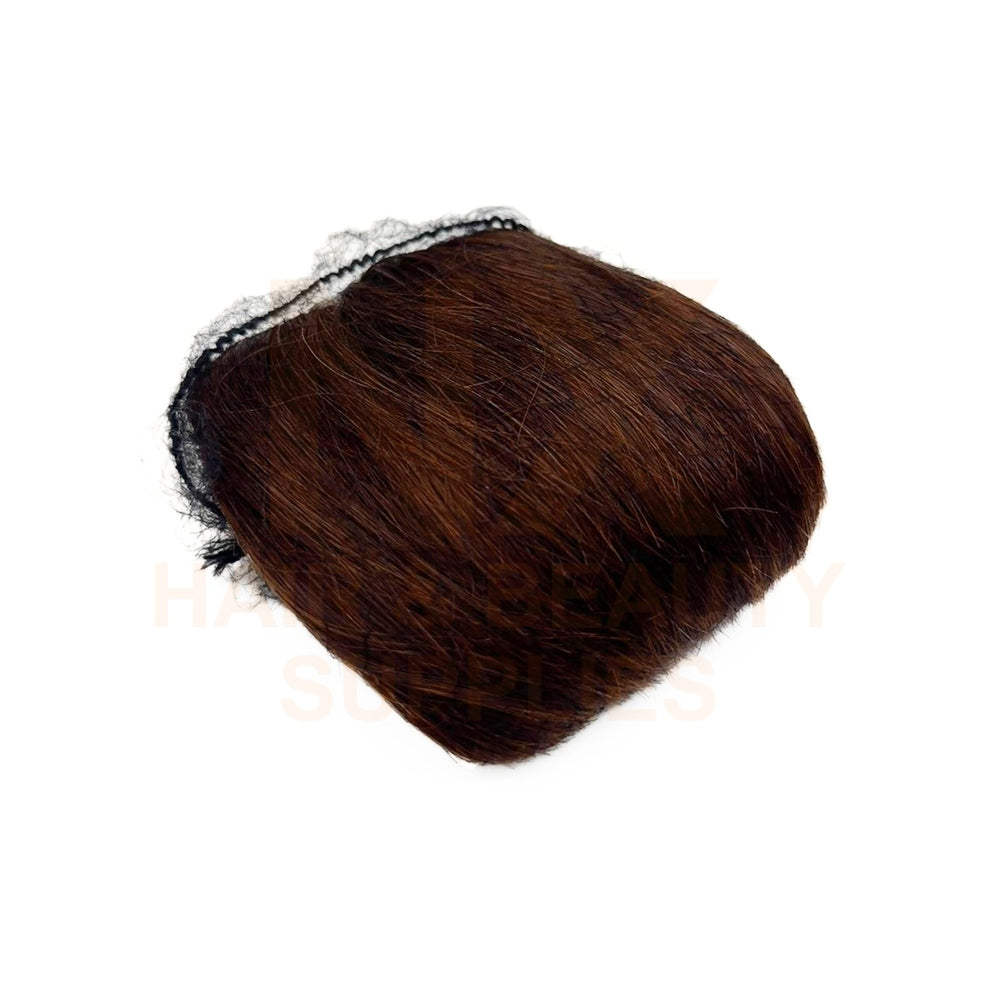 BANGS HAIR EXTENSION CLIP – EXTRA THICK (BLACK/BROWN)