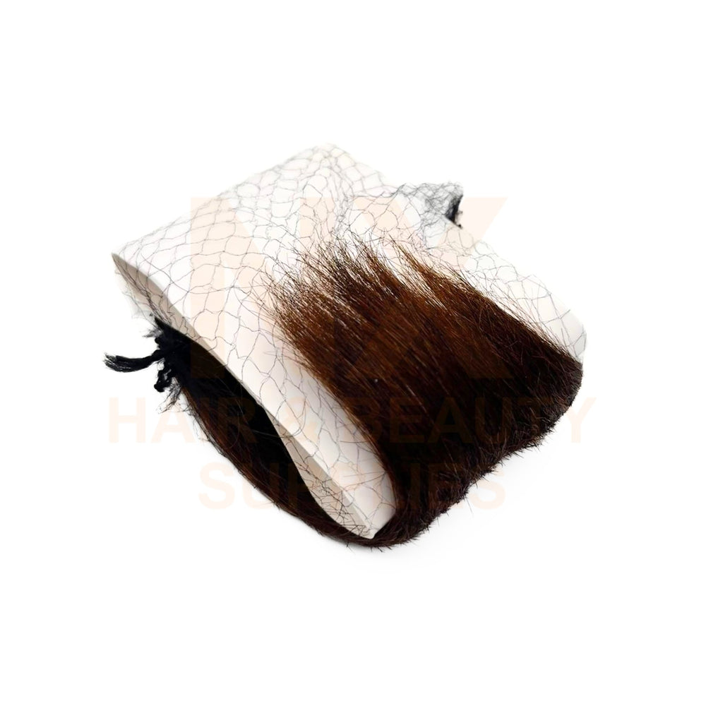 BANGS HAIR EXTENSION CLIP – EXTRA THICK (BLACK/BROWN)
