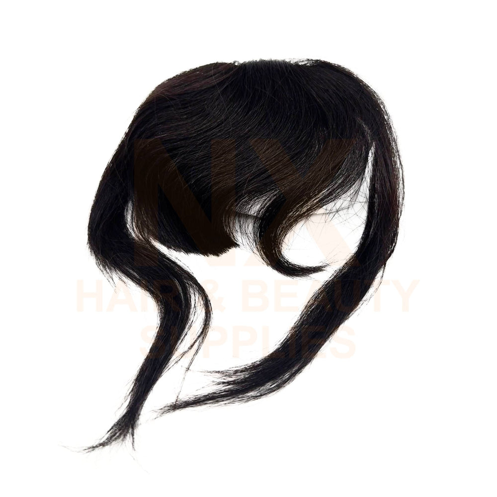 BANGS HAIR EXTENSION CLIP – 1 CLIP (BLACK/DARK BROWN/LIGHT BROWN)