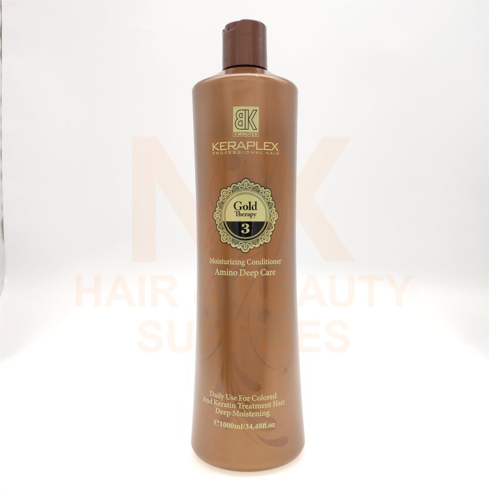 BK – KERAPLEX KERATIN TREATMENT (GOLD) – 1000ML X 3 (SET)