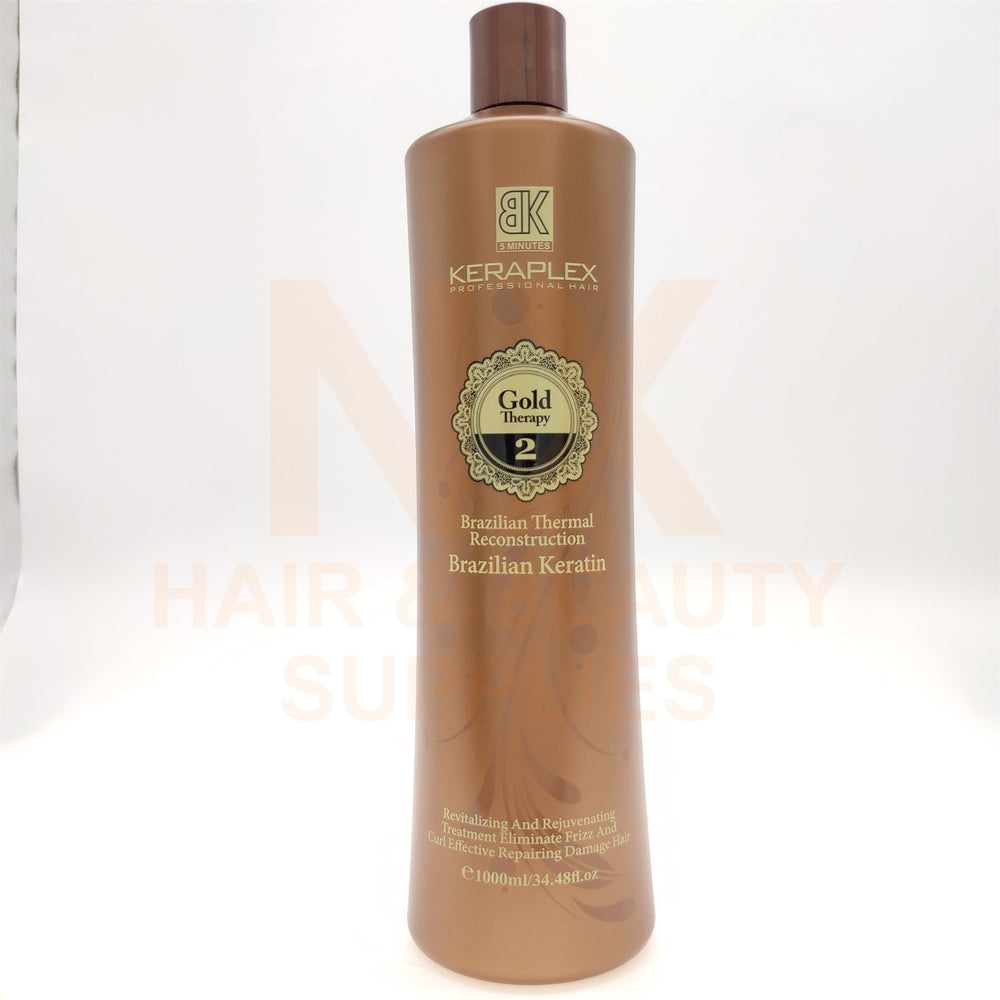 BK – KERAPLEX KERATIN TREATMENT (GOLD) – 1000ML X 3 (SET)