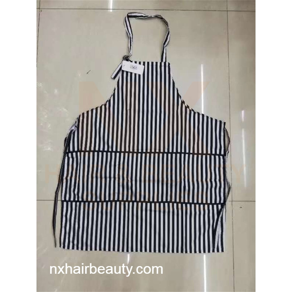 XD - BLACK & WHITE HAIR APRON