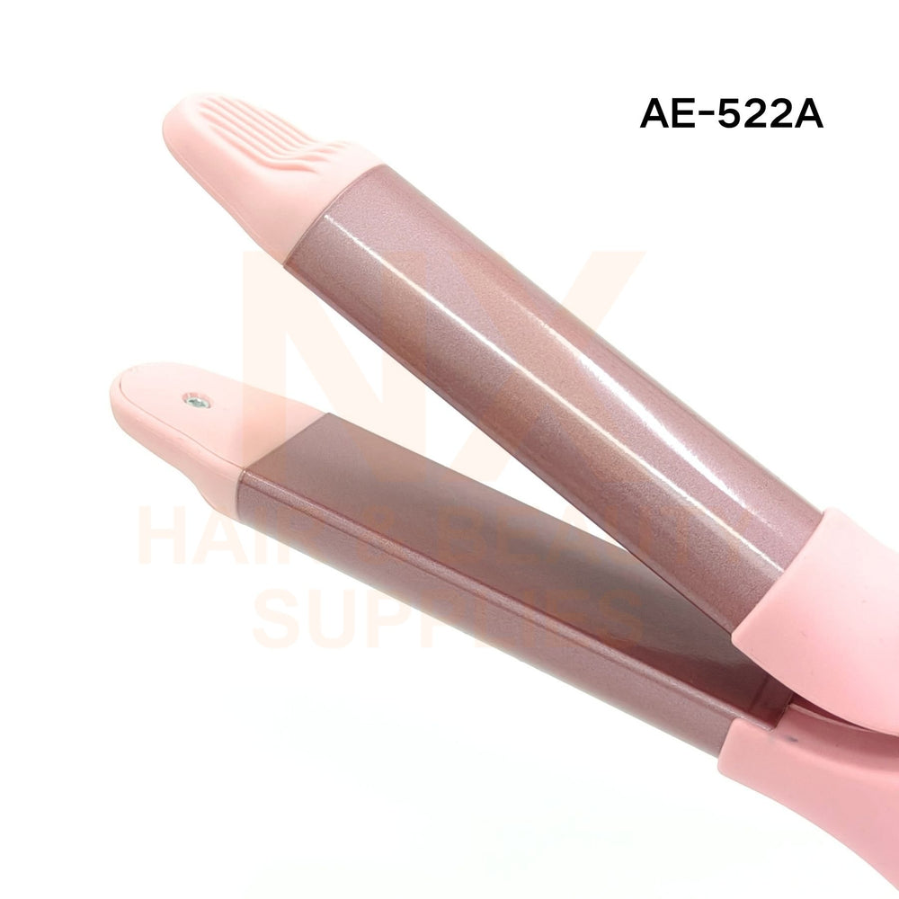 CHAIER – AE–522A – 2–IN–1 CURLING IRON – PINK