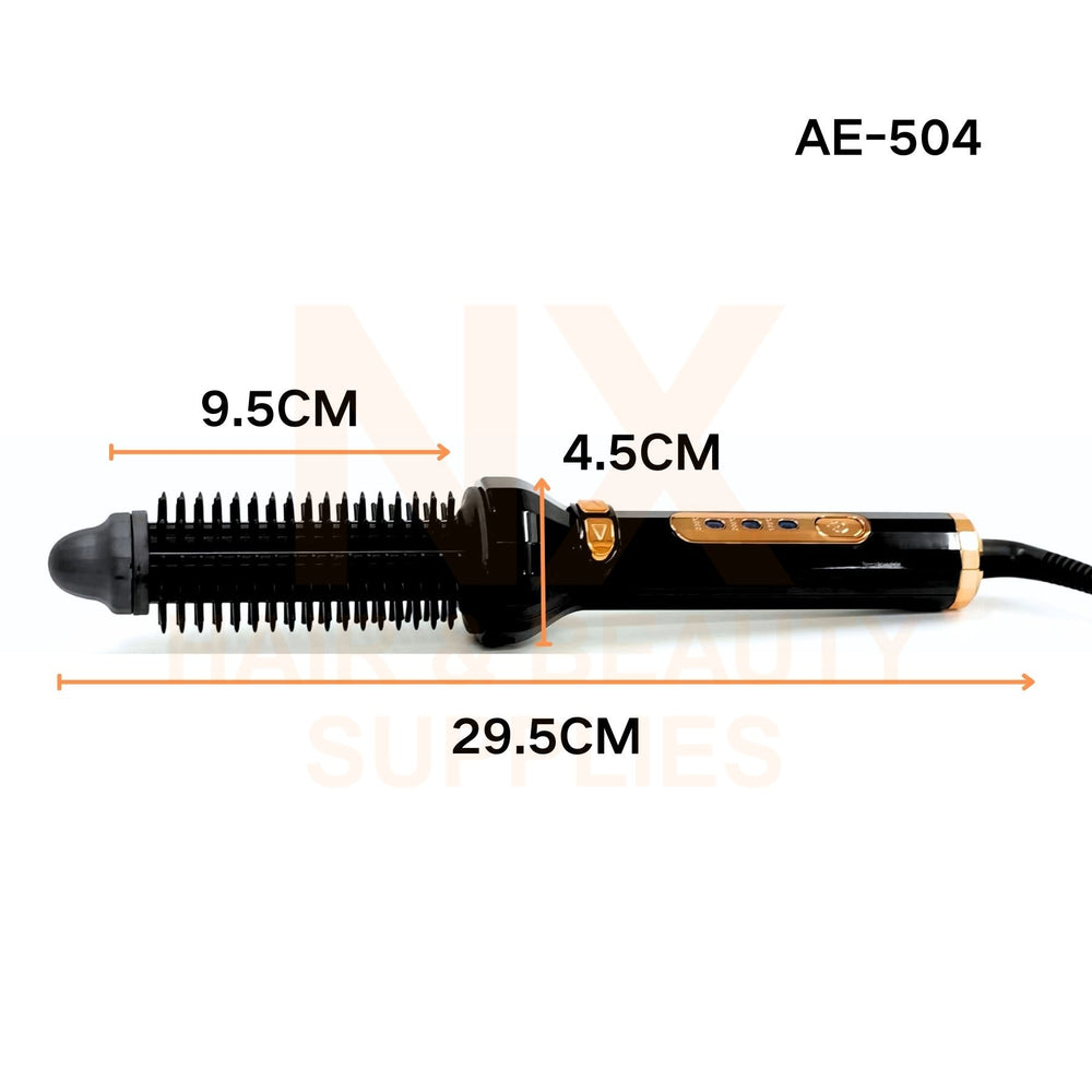 CHAIER - AE-504 - AUTOMATIC BRUSH IRON - BLACK