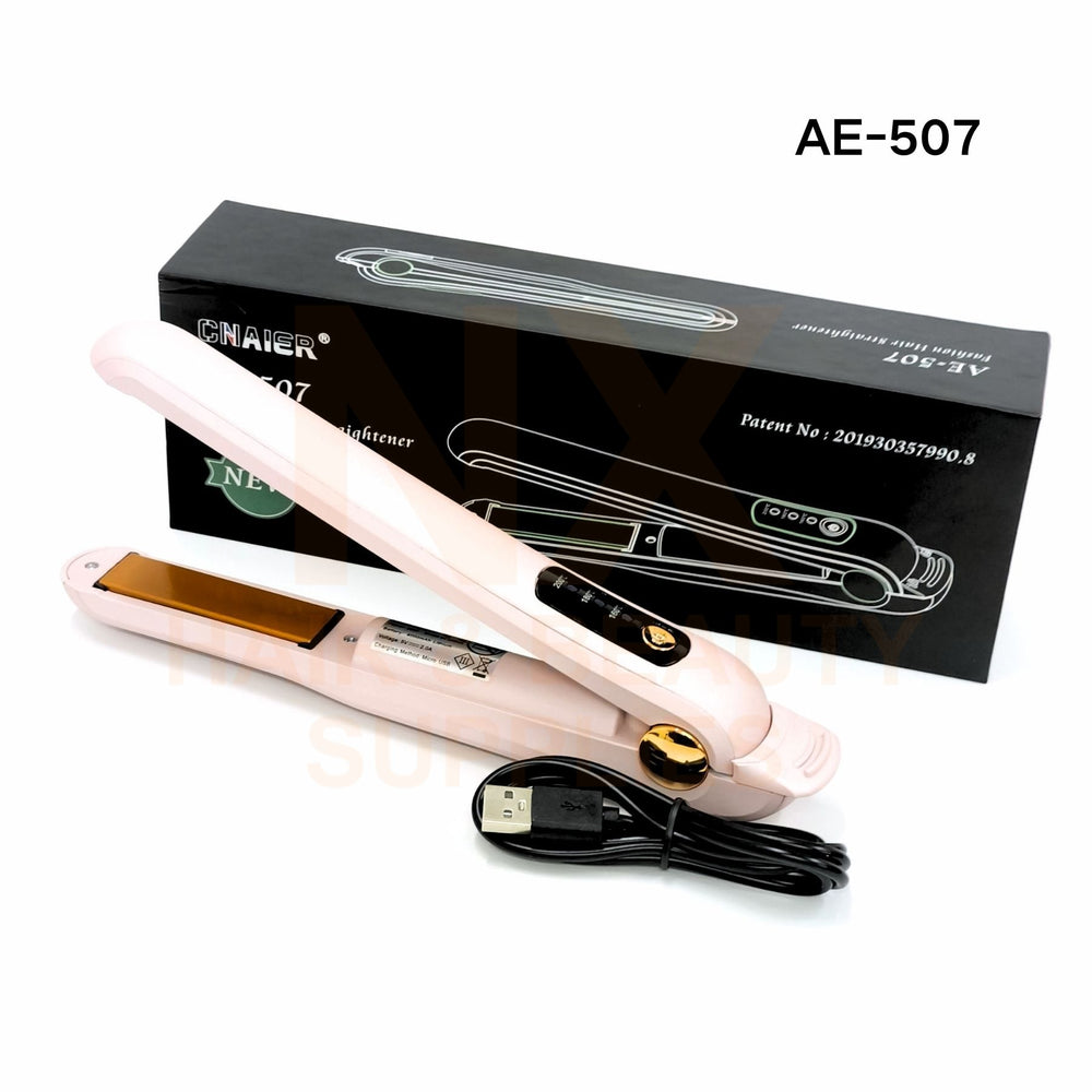 CHAIER - AE-507 - FASHION HAIR STRAIGHTENER - PINK