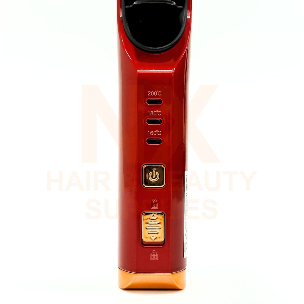 CHAIER - AE-506 - HAIR STRAIGHTENER COMB - RED
