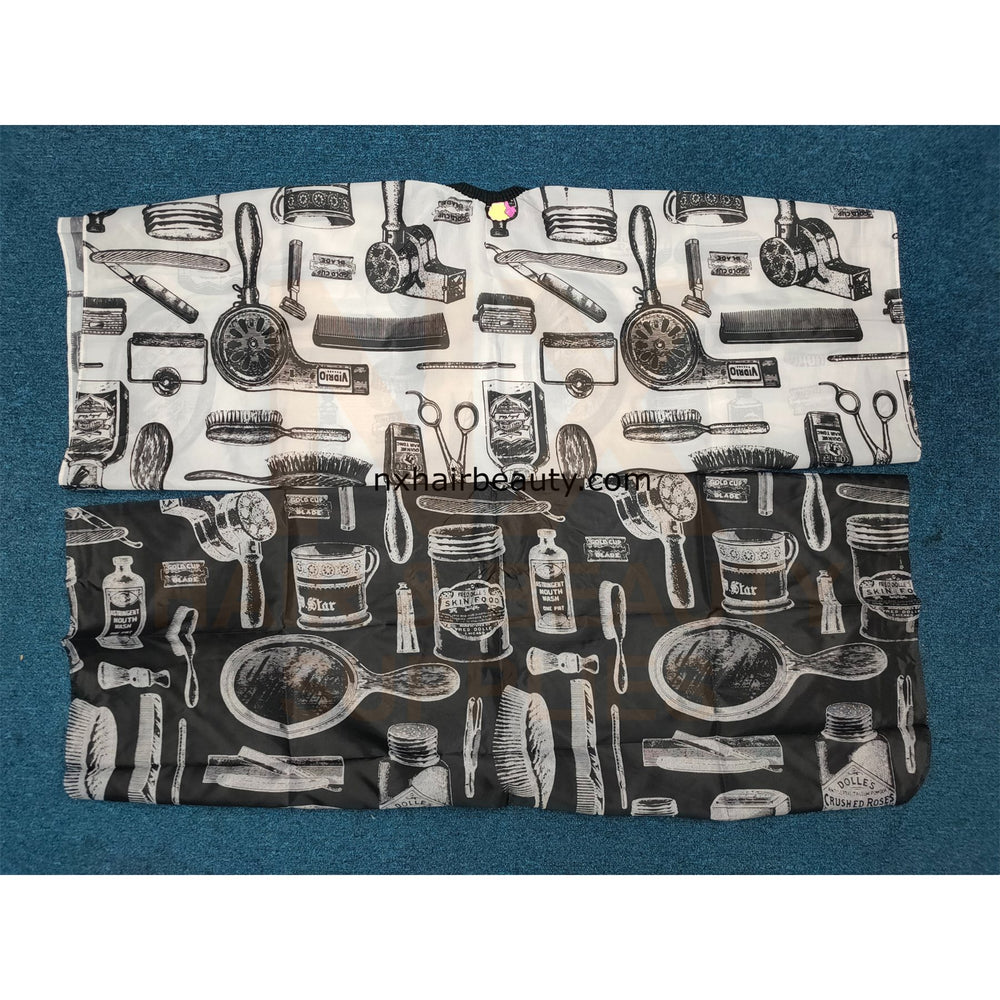 JX – CUTTING CAPE BARBER DESIGN – BLACK