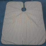 Cutting Cape White / Black Stripe