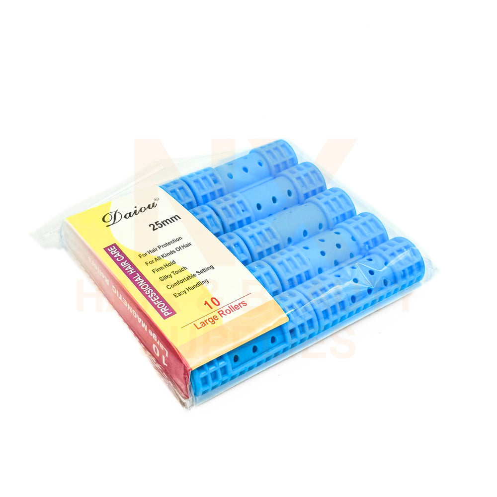 DAIOU - MAGNETIC SET ROLLERS - 25MM - 10'S