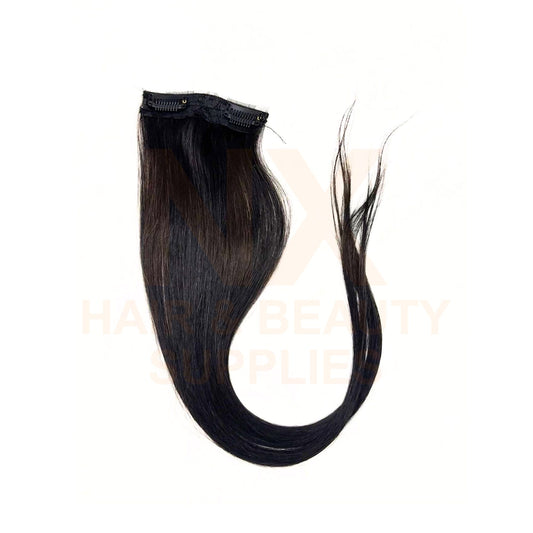HAIR EXTENSION – 2 CLIPS #1B