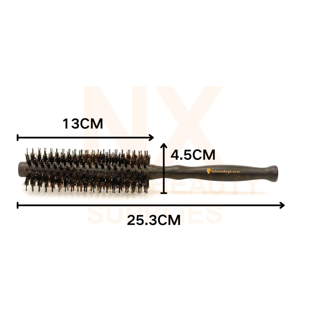 #HONG XIN WOOD ROLL BRUSH – 6110 (ROUND)