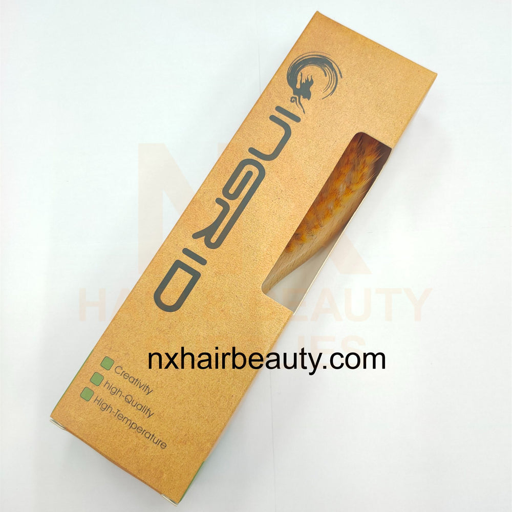 IGD - C-266 - GOLD WOOD BARBER BRUSH